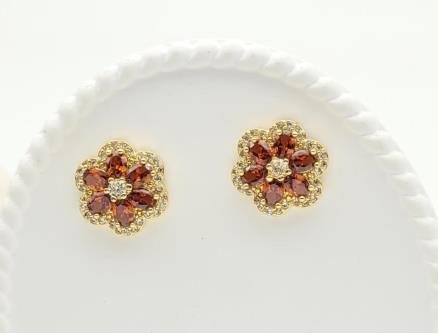 Arete Huggie Baño de Oro 18K