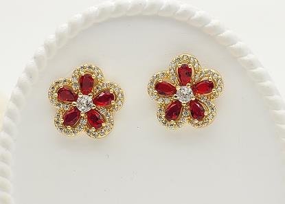 Arete Huggie Baño de Oro 18K