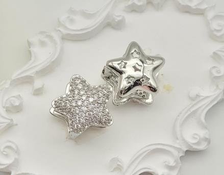 Arete Huggie Baño de Rodio