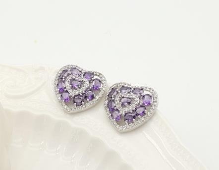 Arete Huggie Baño de Rodio