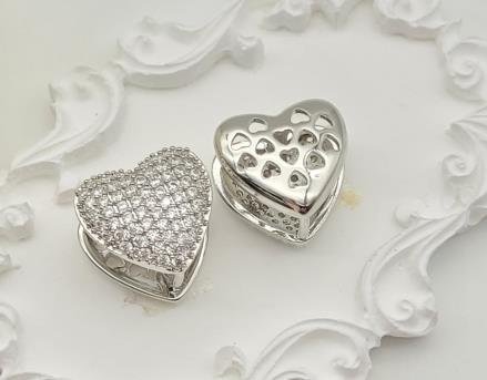 Arete Huggie Baño de Rodio