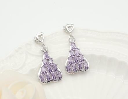 Arete Huggie Baño de Rodio