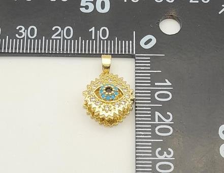 Dije Sol con Piedras