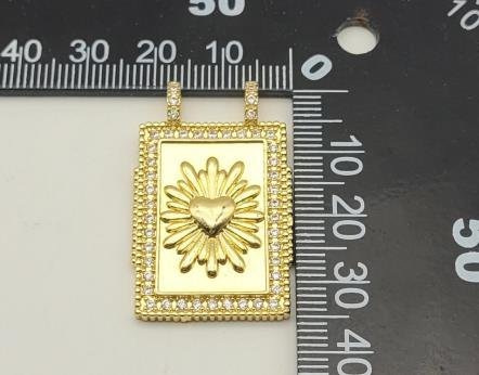 Dije Rectangular Planeta