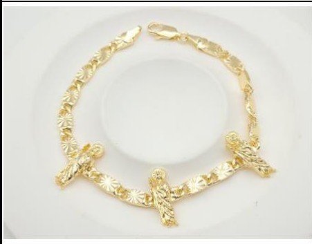 Pulsera Latón Oro 18K - Medida:19 CM PBR1006607