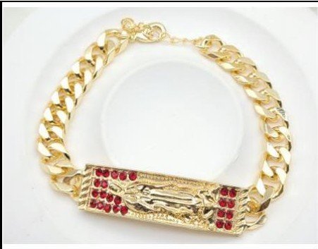 Pulsera Latón Oro 18K - Medida:17+4cm PBR1006750