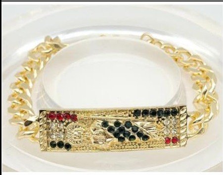 Pulsera Aleación Oro 18K - Medida:17+4cm PBR1006771