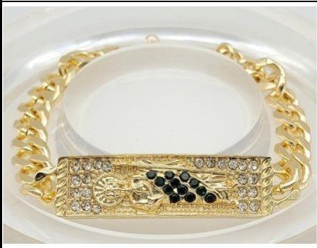 Pulsera Aleación Oro 18K - Medida:17+4cm PBR1006772