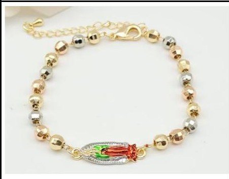 Pulsera Latón Oro 18K - Medida:18+5 CM PBR1106588