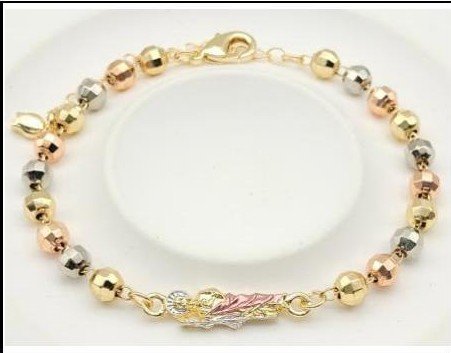 Pulsera Latón Oro 18K - Medida:16+5CM PBR1106705