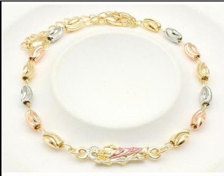 Pulsera Latón Oro 18K - Medida:16+5CM PBR1106710