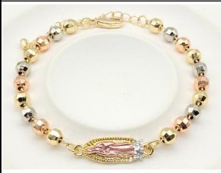 Pulsera Latón Oro 18K - Medida:16+5CM PBR1106711