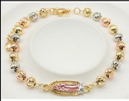 Pulsera Latón Oro 18K - Medida:16+5CM PBR1106713