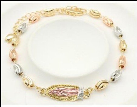 Pulsera Latón Oro 18K - Medida:16+5CM PBR1106715