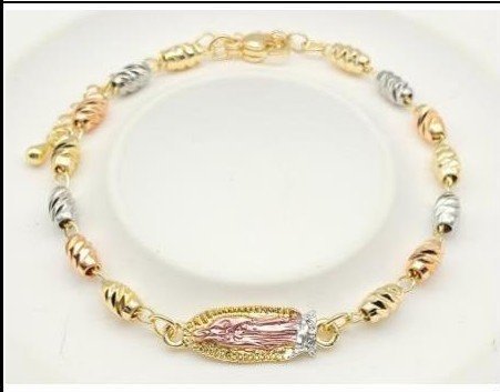 Pulsera Latón Oro 18K - Medida:16+5CM PBR1106716