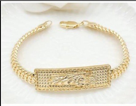 Pulsera Latón Oro 18K - Medida:20CM PBR1206695