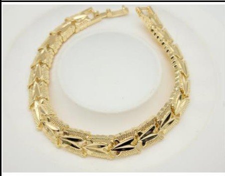 Pulsera Latón Oro 18K - Medida:19CM PBR1206806