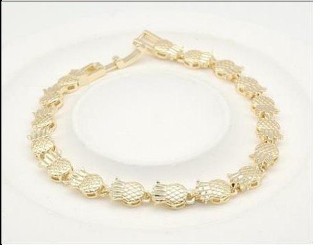 Pulsera Latón Oro 18K - Medida:19CM PBR1206828