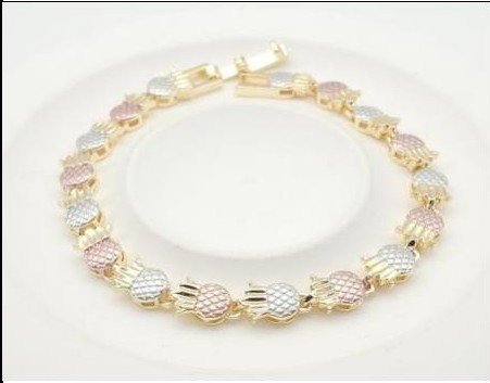 Pulsera Latón Oro 18K - Medida:19CM PBR1606844