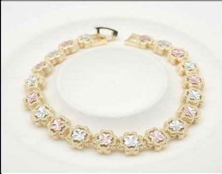 Pulsera Latón Oro 18K - Medida:19CM PBR1606845