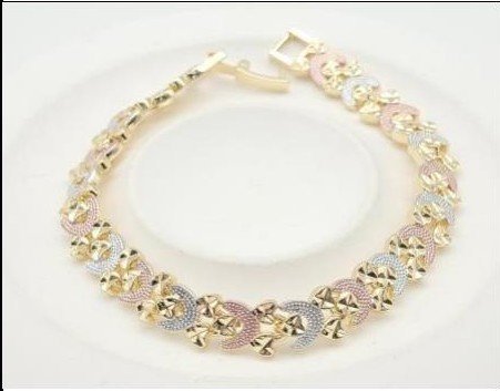 Pulsera Latón Oro 18K - Medida:19CM PBR1606854
