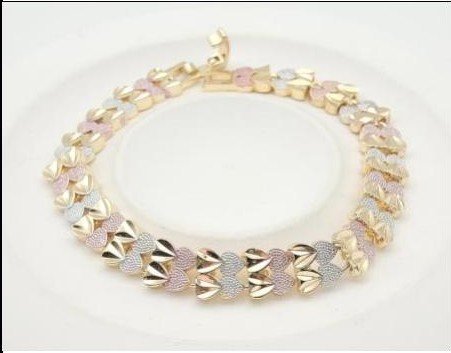 Pulsera Latón Oro 18K - Medida:19CM PBR1606855