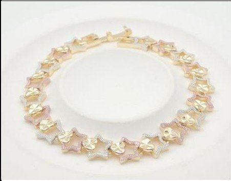 Pulsera Latón Oro 18K - Medida:19CM PBR1606857