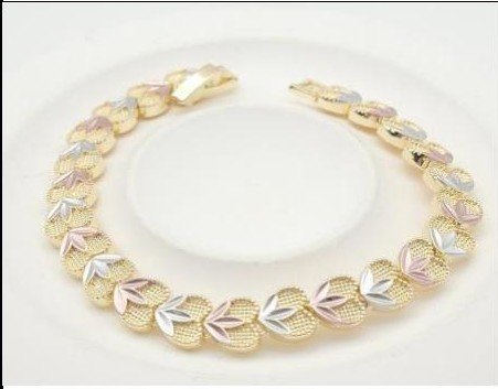 Pulsera Latón Oro 18K - Medida:19CM PBR1606858