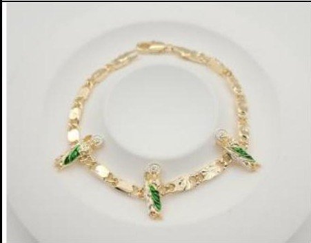 Pulsera Latón Oro 18K PBR1806558