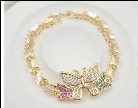 Pulsera Latón Oro 18K - Medida:20 CM PBR2006608