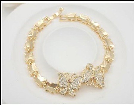 Pulsera Latón Oro 18K - Medida:20 CM PBR2006609