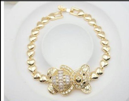 Pulsera Latón Oro 18K - Medida:19CM PBR2006615