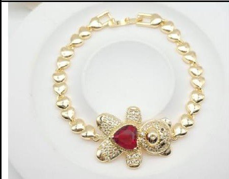 Pulsera Latón Oro 18K - Medida:19CM PBR2006622