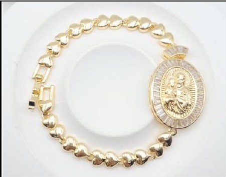 Pulsera Latón Oro 18K - Medida:19CM PBR2006642