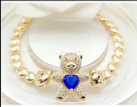 Pulsera Latón Oro 18K - Medida:19CM PBR2006697