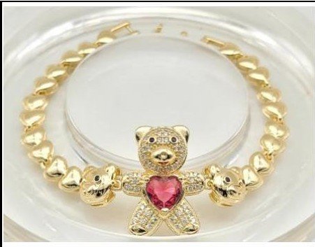 Pulsera Latón Oro 18K - Medida:19CM PBR2006700