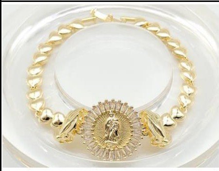 Pulsera Latón Oro 18K - Medida:20CM PBR2006725