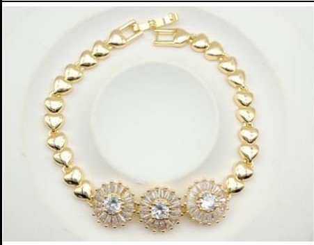 Pulsera Latón Oro 18K - Medida:20CM PBR2006734