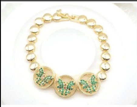 Pulsera Latón Oro 18K - Medida:20CM PBR2006761