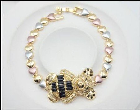 Pulsera Latón Oro 18K - Medida:19CM PBR2206623