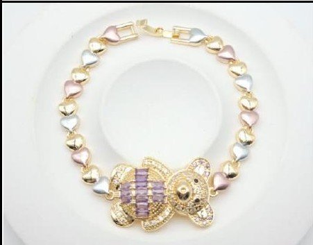 Pulsera Latón Oro 18K - Medida:19CM PBR2206626
