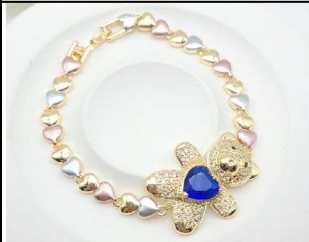 Pulsera Latón Oro 18K - Medida:19CM PBR2206631