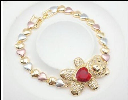 Pulsera Latón Oro 18K - Medida:19CM PBR2206632