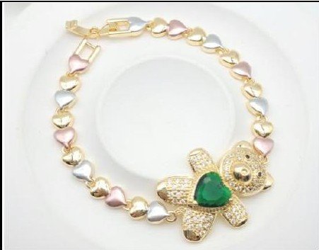 Pulsera Latón Oro 18K - Medida:19CM PBR2206633