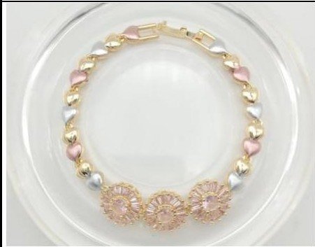 Pulsera Latón Oro 18K - Medida:20CM PBR2206689