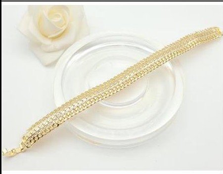 Pulsera Latón Oro 18K - Medida:19cm PBR2806790