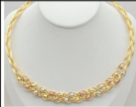 Collar Latón 3 Colores PBR3006378