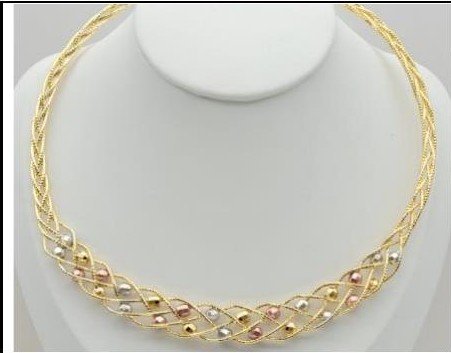 Collar Latón 3 Colores PBR3006379