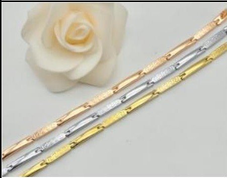 Pulsera Acero inoxidable Oro 18K - Medida:18 CM PBR3006569