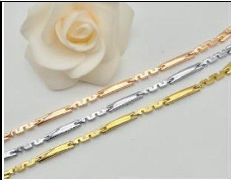 Pulsera Acero inoxidable Oro 18K - Medida:18 CM PBR3006570